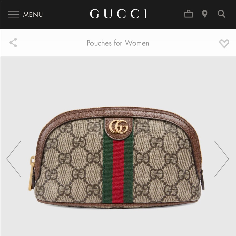 Authentic Gucci Ophidia medium cosmetic case